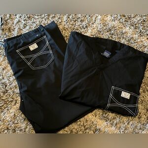 Blue Sky Grey Label scrubs NWOT